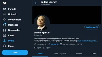 Radio24syv-vært lukket ned af Twitter